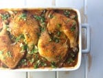 coconut braised chicken with tomatoes, kale and potatoes | www.nyssaskitchen.com