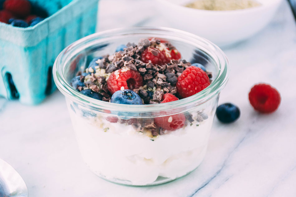 superfood and berry yogurt parfait nyssa's kitchen