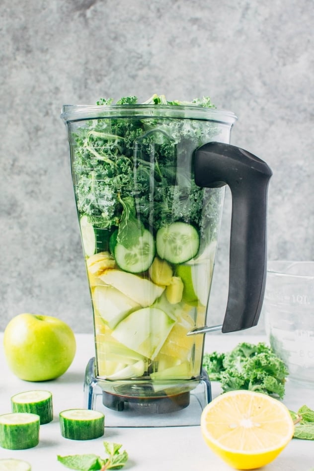 how to make green juice with a blender nyssa's kitchen