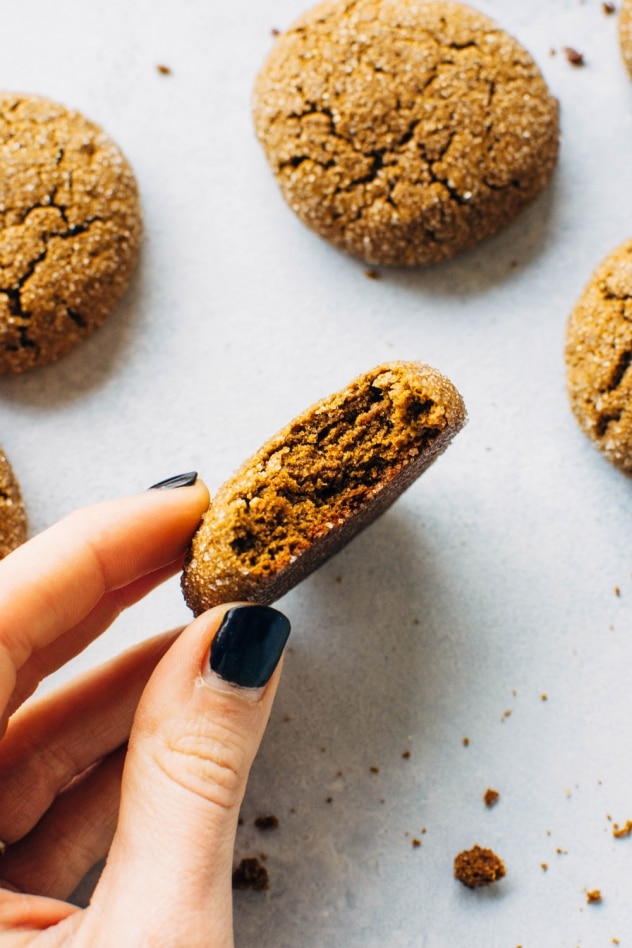Perfect Grain Free Gingersnap Cookies {gluten free} nyssa's kitchen