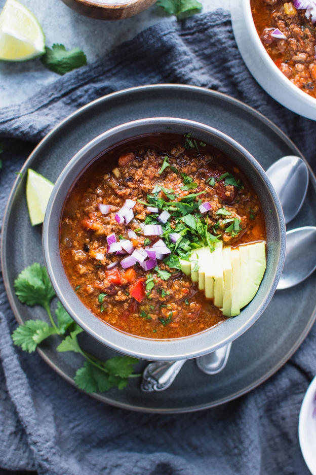 The Best Paleo Bean Free Chili {paleo + whole30} nyssa's kitchen