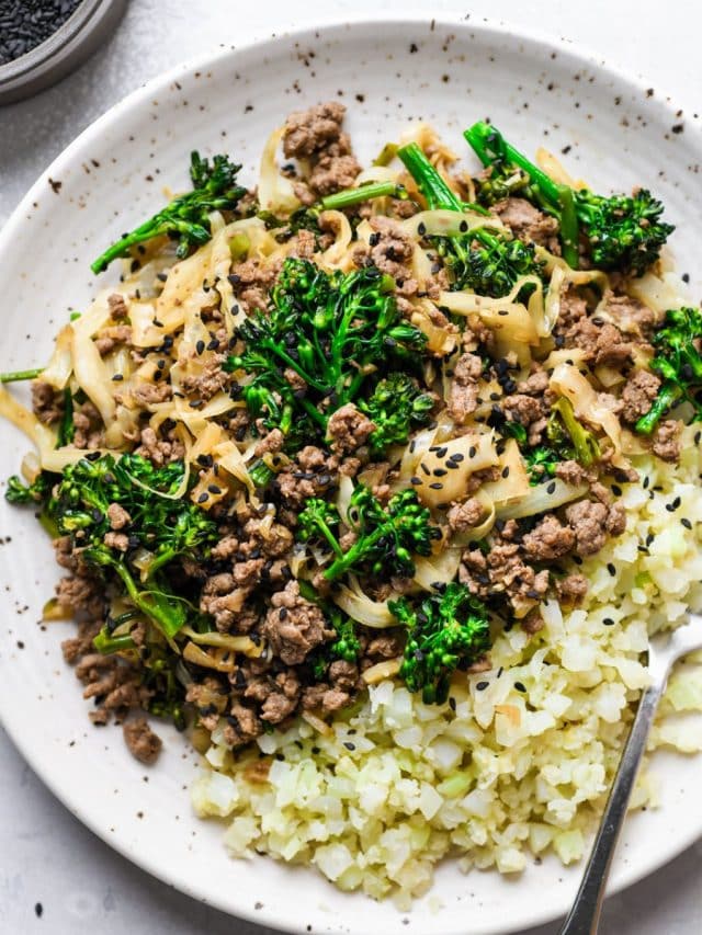 Ground Beef And Cabbage Whole30 Stir Fry Story Nyssa S Kitchen