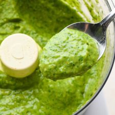 Avocado Herb Green Sauce (Dairy free)
