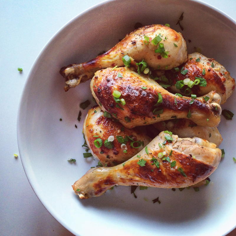 buttermilk and harissa roasted chicken drumsticks | www.nyssaskitchen.com