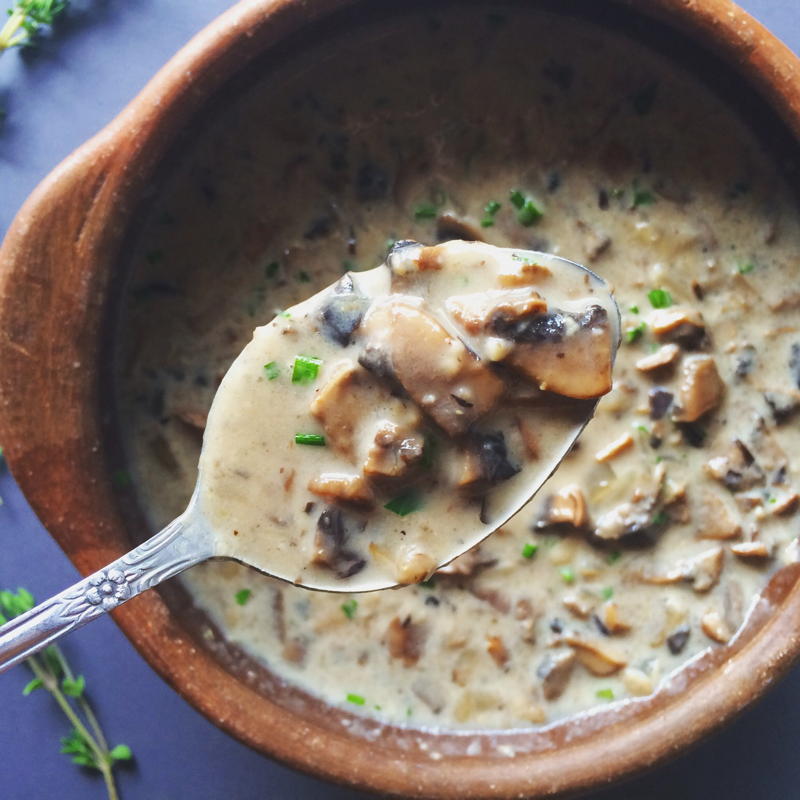 cream of oyster mushroom soup recipe