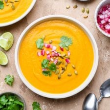 Super Creamy Dairy Free Carrot Soup