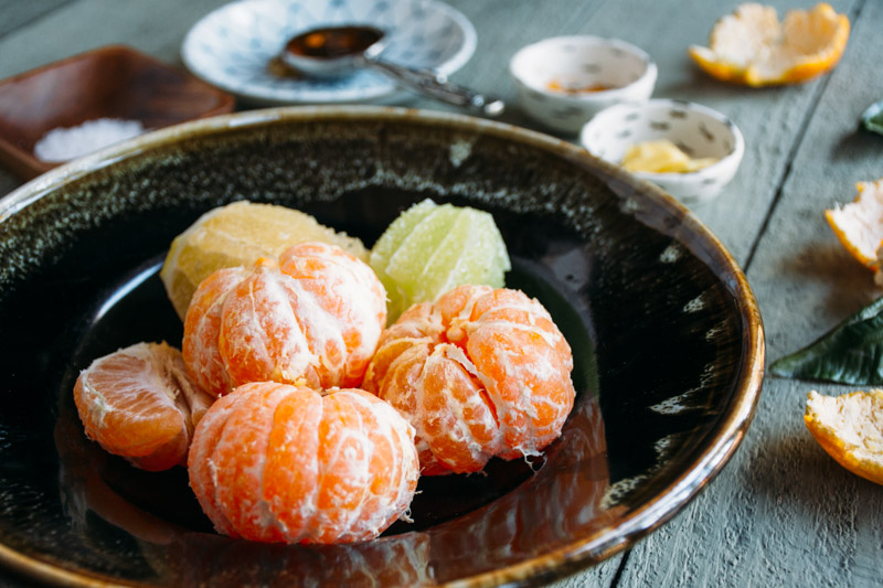 blended citrus juice with ginger and turmeric | www.nyssaskitchen.com