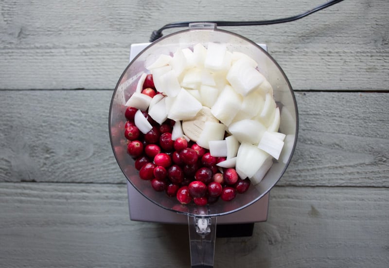 cranberry relish with horseradish and sour cream | www.nyssaskitchen.com