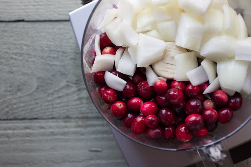 cranberry relish with horseradish and sour cream | www.nyssaskitchen.com