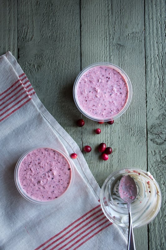 cranberry relish with horseradish and sour cream| www.nyssaskitchen.com