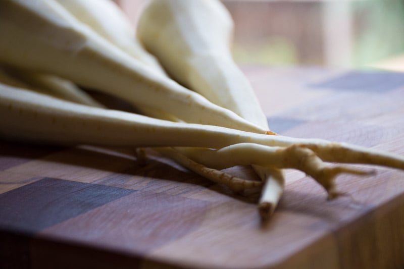 chili, honey & thyme glazed parsnips | www.nyssaskitchen.com