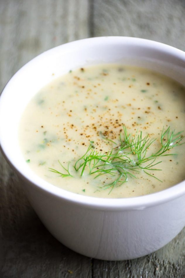 creamy potato and parsley soup - nyssa's kitchen