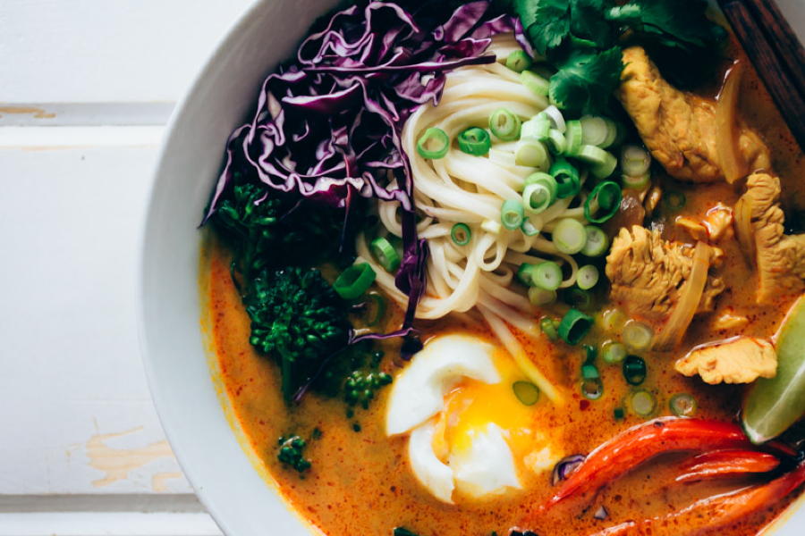 rainbow-curry-noodle-bowl-with-chicken