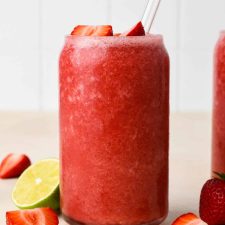 Strawberry Hibiscus Slushies - Naturally Sweetened