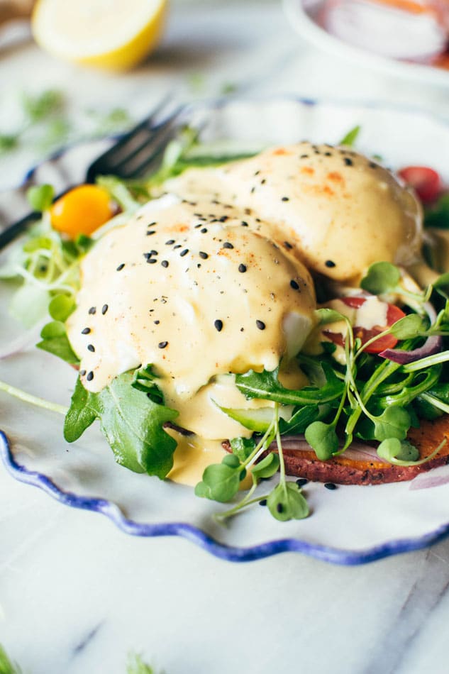 Whole 30/Paleo Eggs Benedict!  The Organic Kitchen Blog and Tutorials