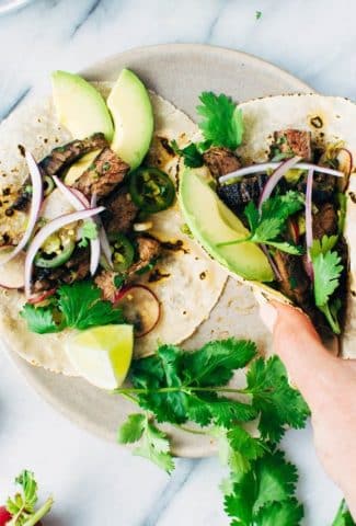 spicy-thai-marinated-skirt-steak-tacos-with-avocado