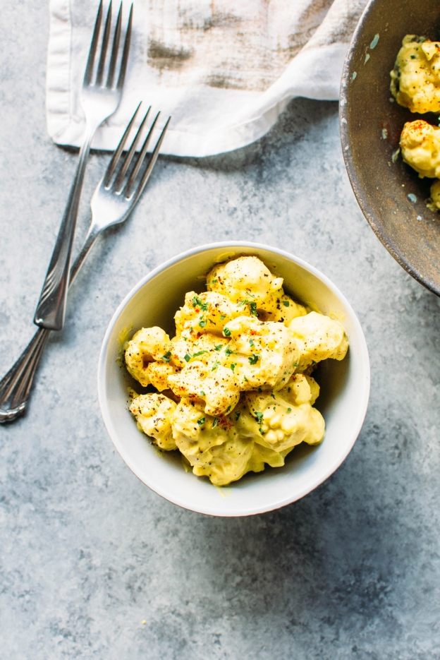 Easy Dairy Free Cauliflower Mac and Cheese {vegan + paleo} nyssa's
