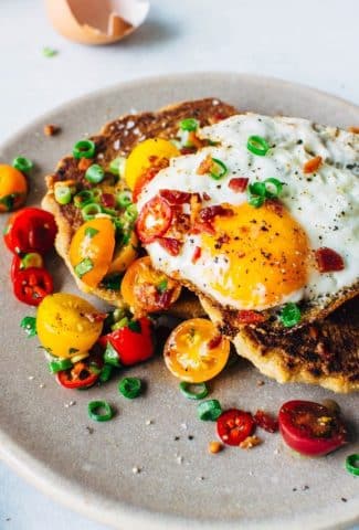 savory-breakfast-pancakes-with-bacon-and-fried-eggs