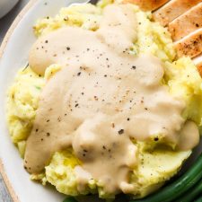 Easy Make Ahead Cashew Cream Gravy - Gluten Free!