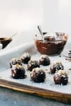 Chocolate Coconut Almond Bliss Balls {paleo Friendly + Vegan} - Nyssa's Kitchen