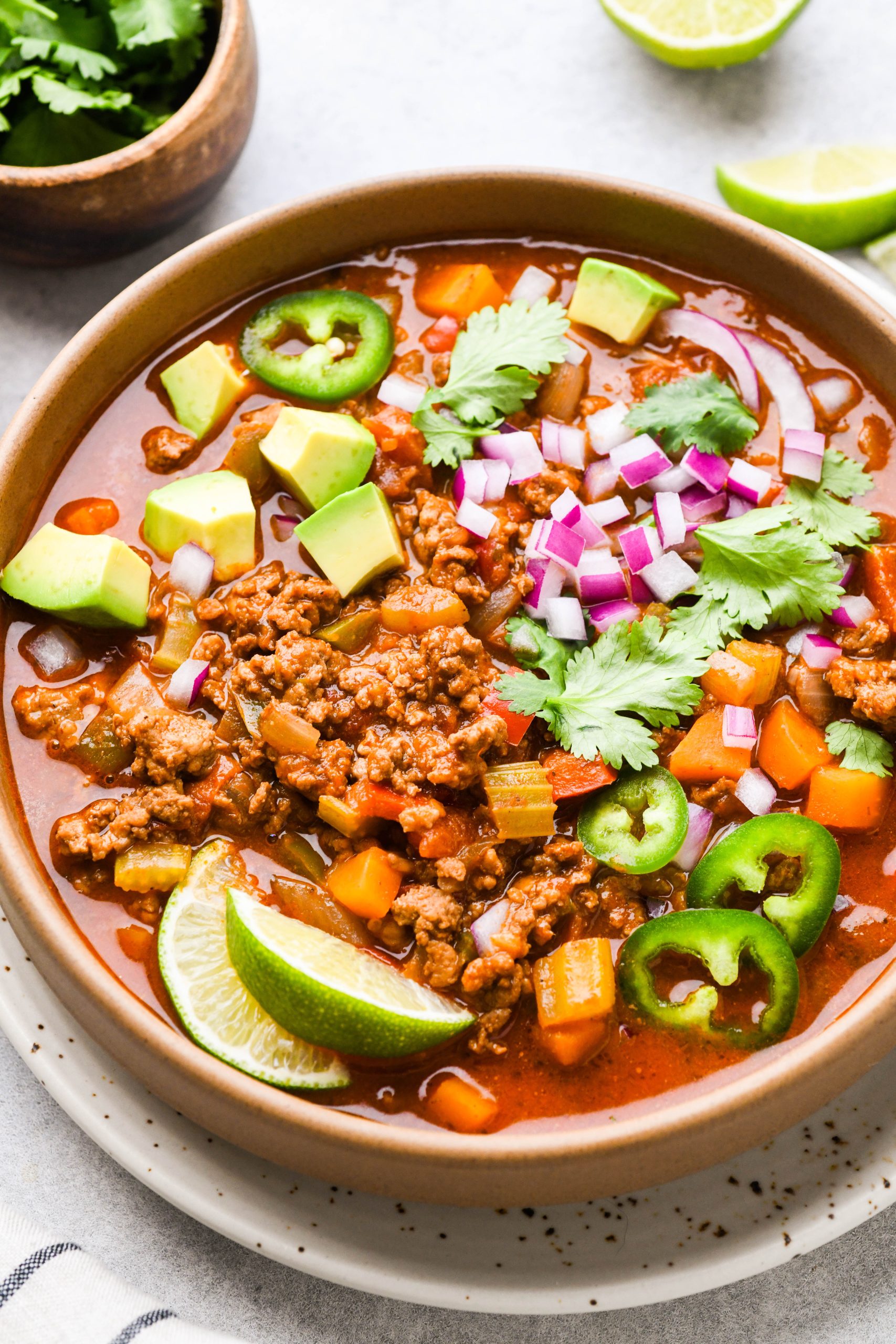 Whole30 Beanless Chili - So flavorful!