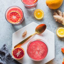 Refreshing Blood Orange and Mango Smoothie with Ginger