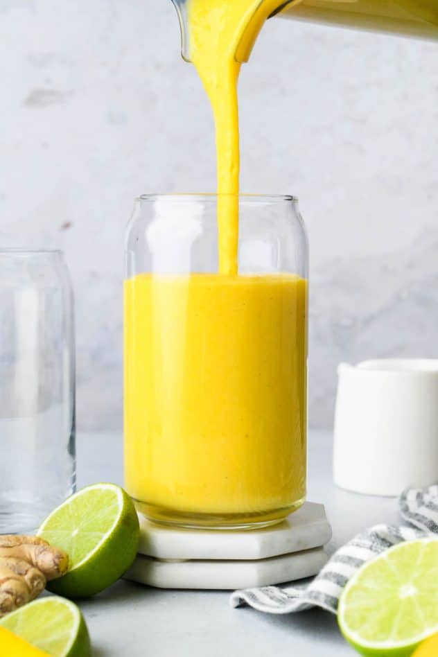 5-minute Mango Turmeric Ginger Smoothie