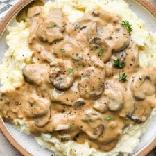Creamy Gluten Free Mushroom Gravy - Also Dairy Free!