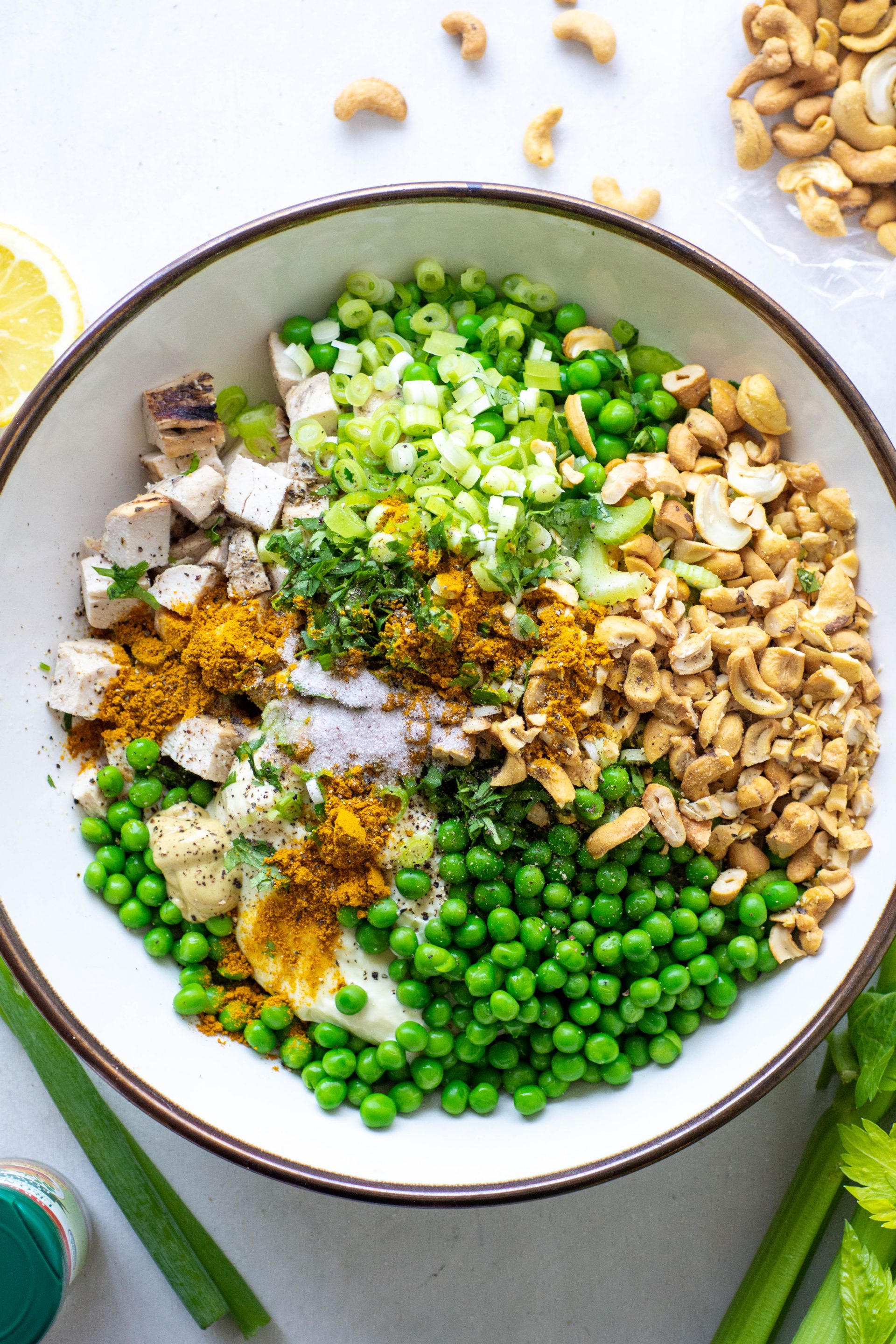 Amazing Curried Chicken Salad with Cashews - nyssa's kitchen