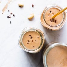 How to Make Homemade Chocolate Cashew Milk