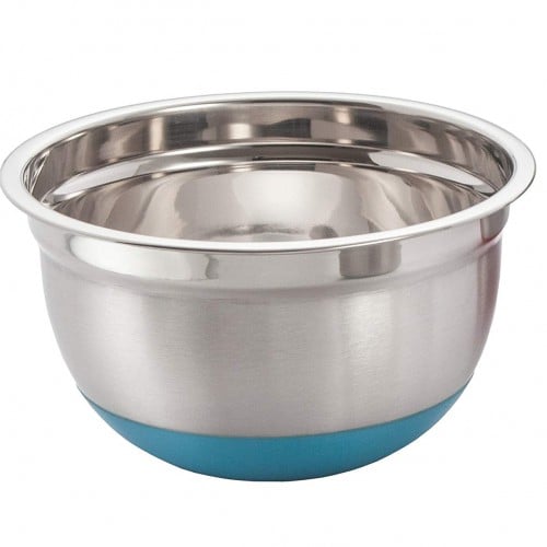 Large metal mixing bowl