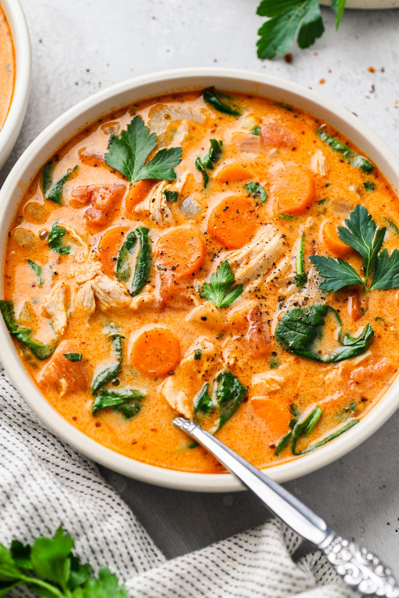 Creamy Dairy Free Chicken and Vegetable Soup - Nyssa's Kitchen
