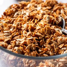 The Best Toasted Maple Sesame Granola - Sweetened with Maple Syrup