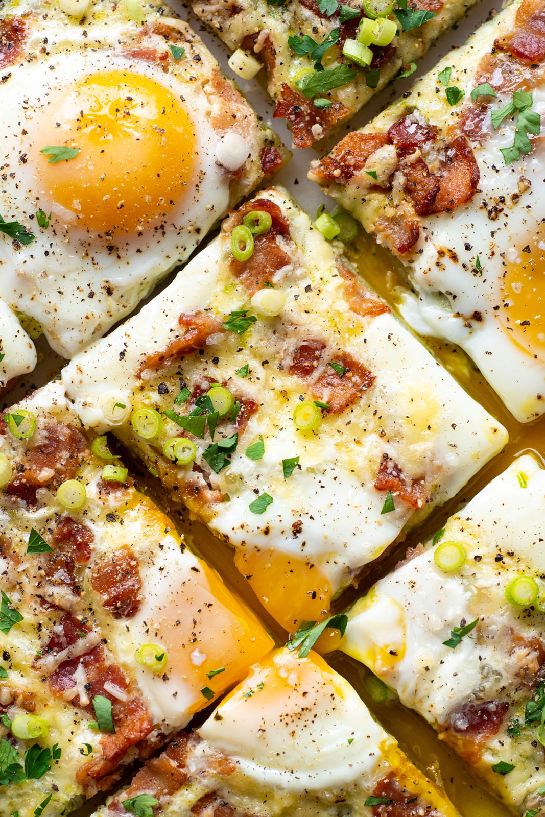 Breakfast Pizza with Béchamel Sauce and a Fried Egg on Top » the practical  kitchen