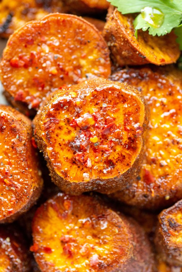 Sweet and Spicy Mexican Roasted Sweet Potatoes {gluten free + paleo ...