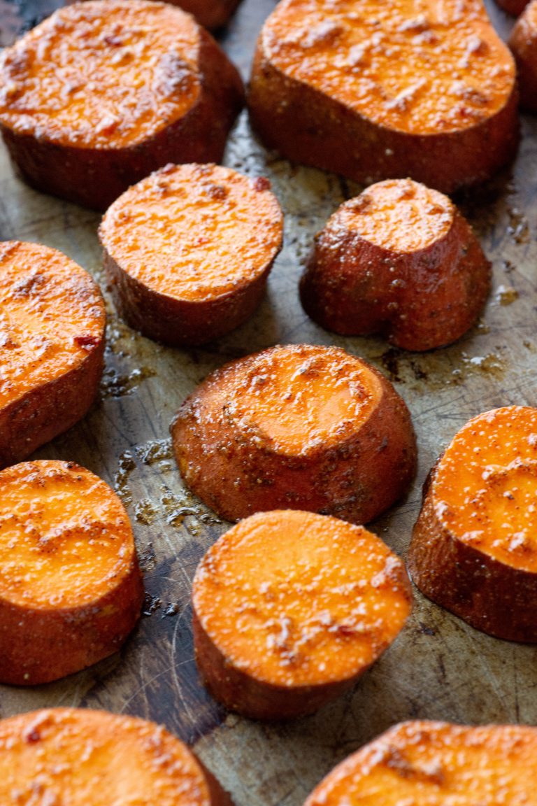Sweet and Spicy Mexican Roasted Sweet Potatoes