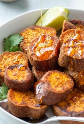 Sweet and Spicy Mexican Roasted Sweet Potatoes