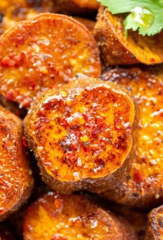 Sweet and Spicy Mexican Roasted Sweet Potatoes