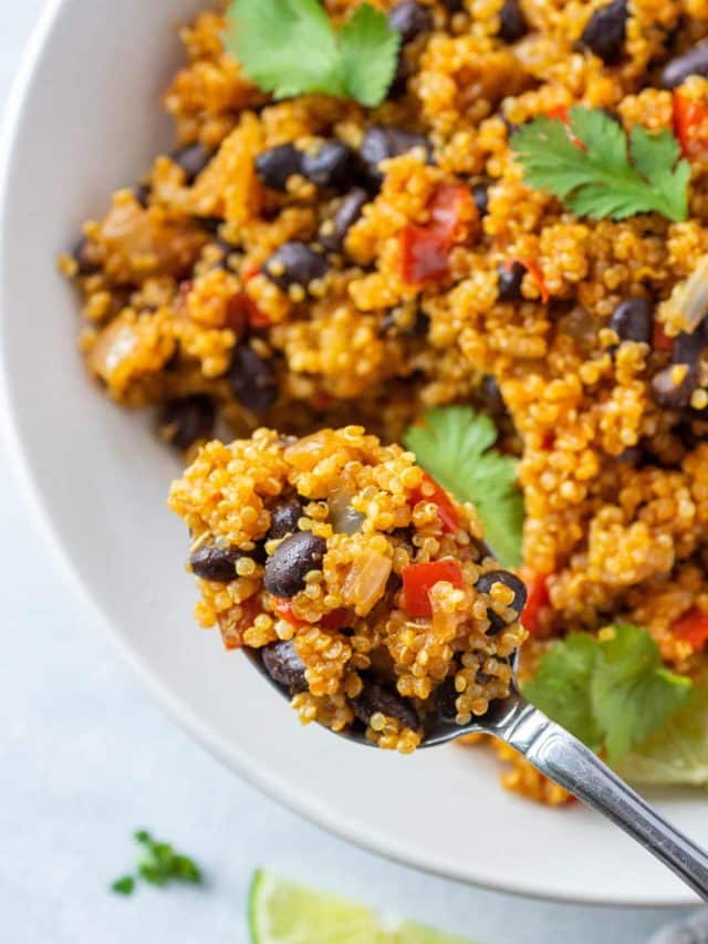 One Pot Southwest Quinoa And Black Beans Story nyssa's kitchen