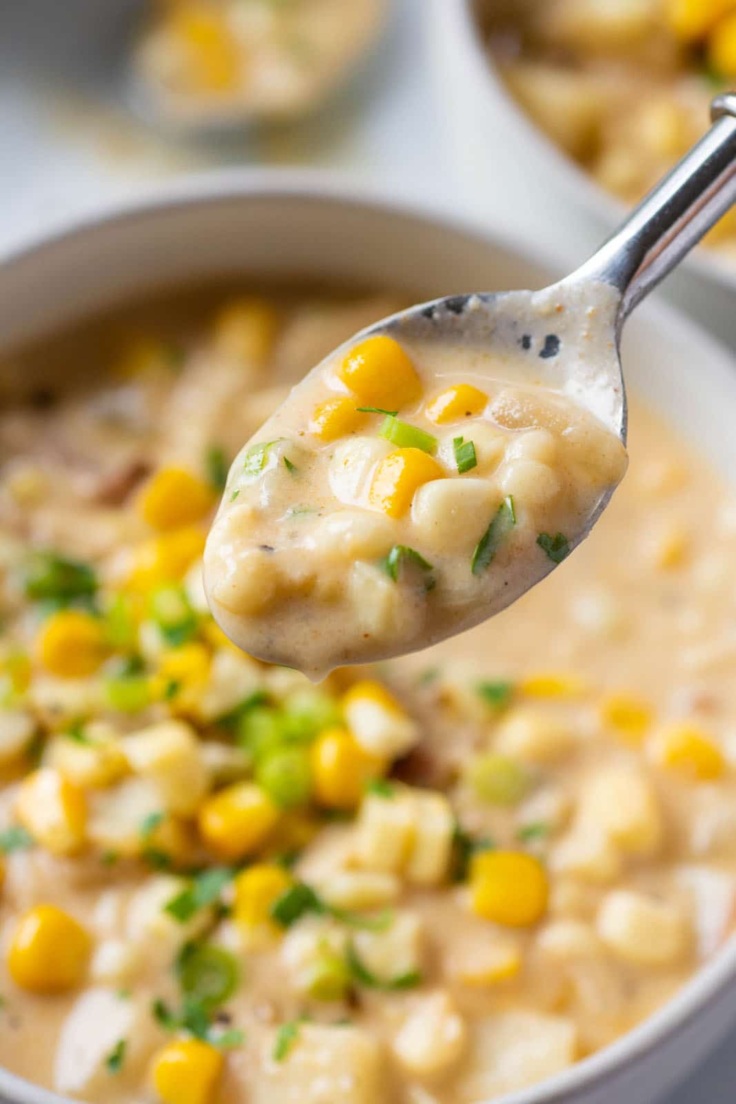 Ultra Creamy Vegan Corn Chowder Soup {vegan + gluten free} - nyssa's ...