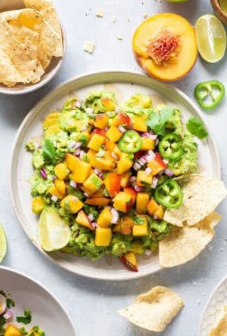 Jalapeno Peach Guacamole