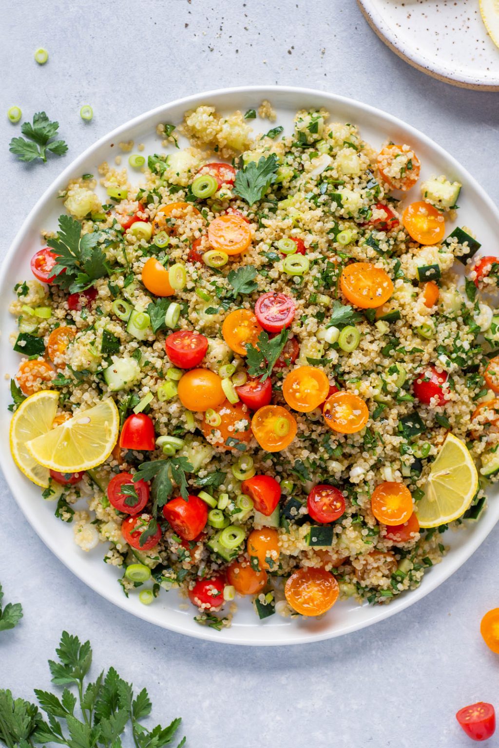 Quinoa Tabbouleh Salad | Nyssa's Kitchen