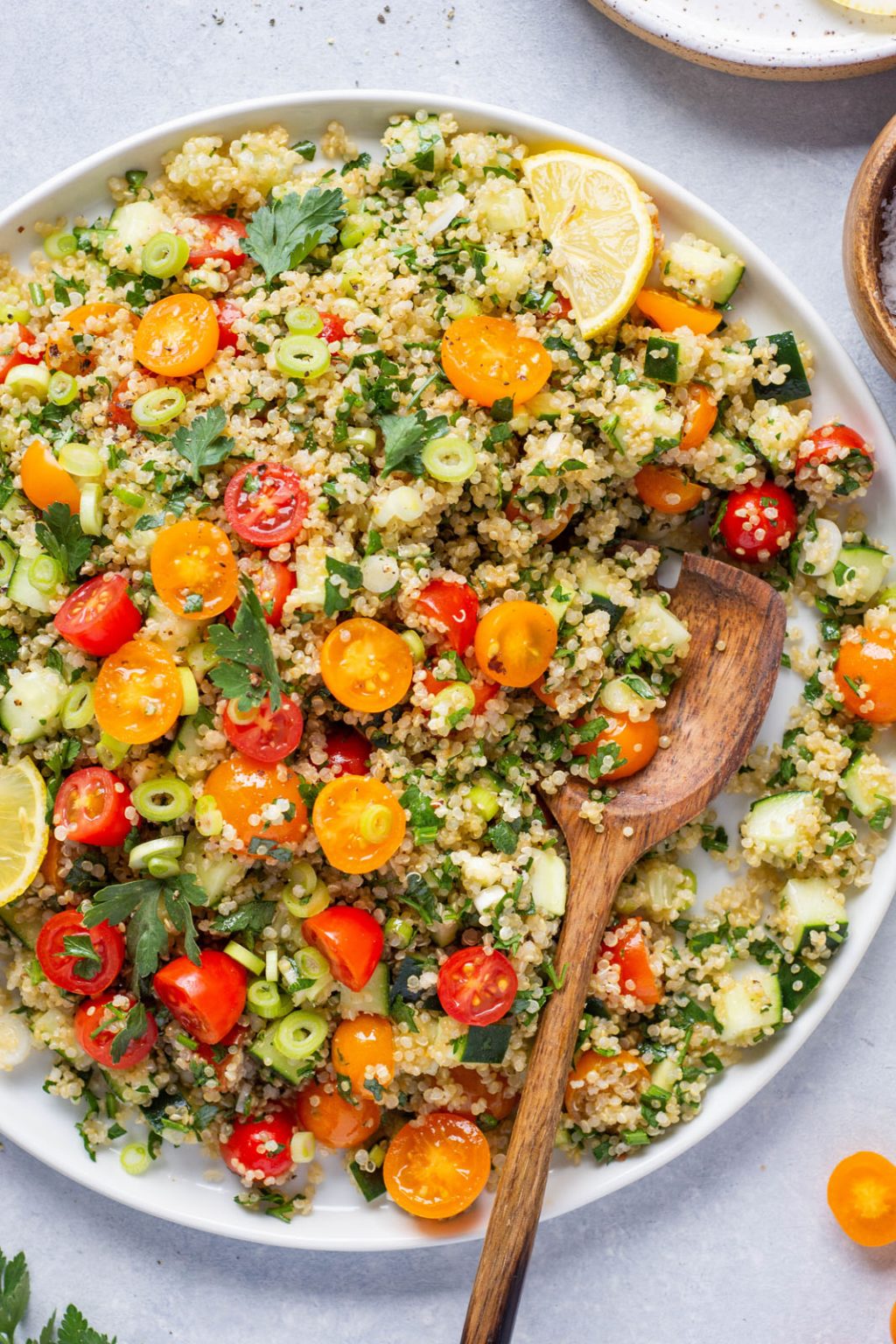 Fresh Gluten Free Quinoa Tabbouleh Salad