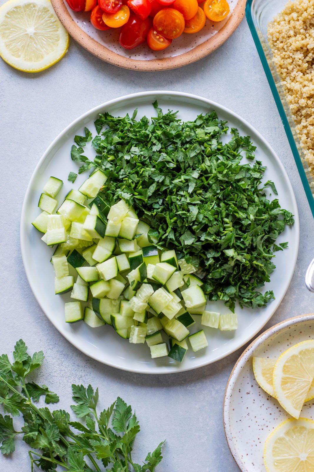 Quinoa Tabbouleh Salad | Nyssa's Kitchen
