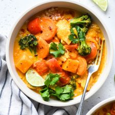 One Pot Chicken and Pumpkin Coconut Curry