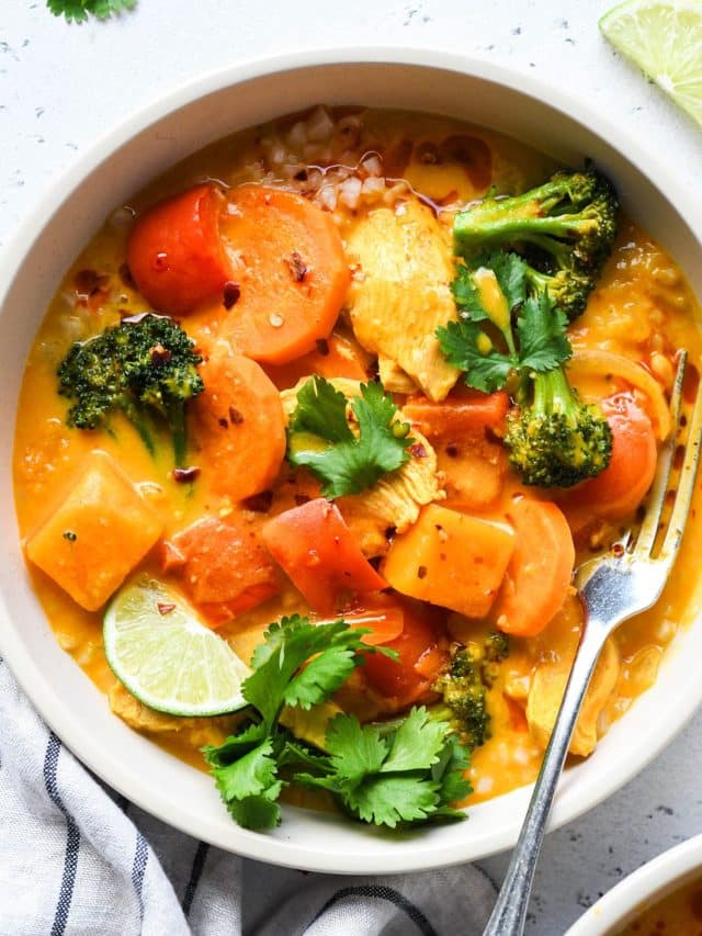 One Pot Pumpkin Coconut Curry Story