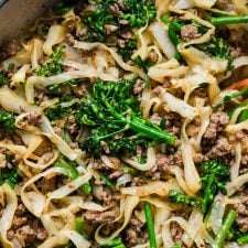 30-Minute Gluten Free Ground Beef and Cabbage Stir Fry