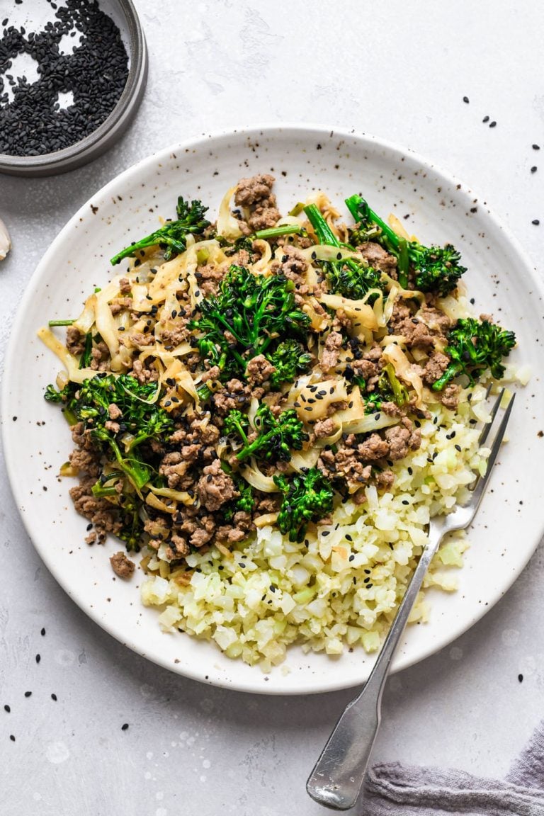 Ground Beef And Cabbage Whole30 Stir Fry {whole30 + Paleo + Gluten Free ...