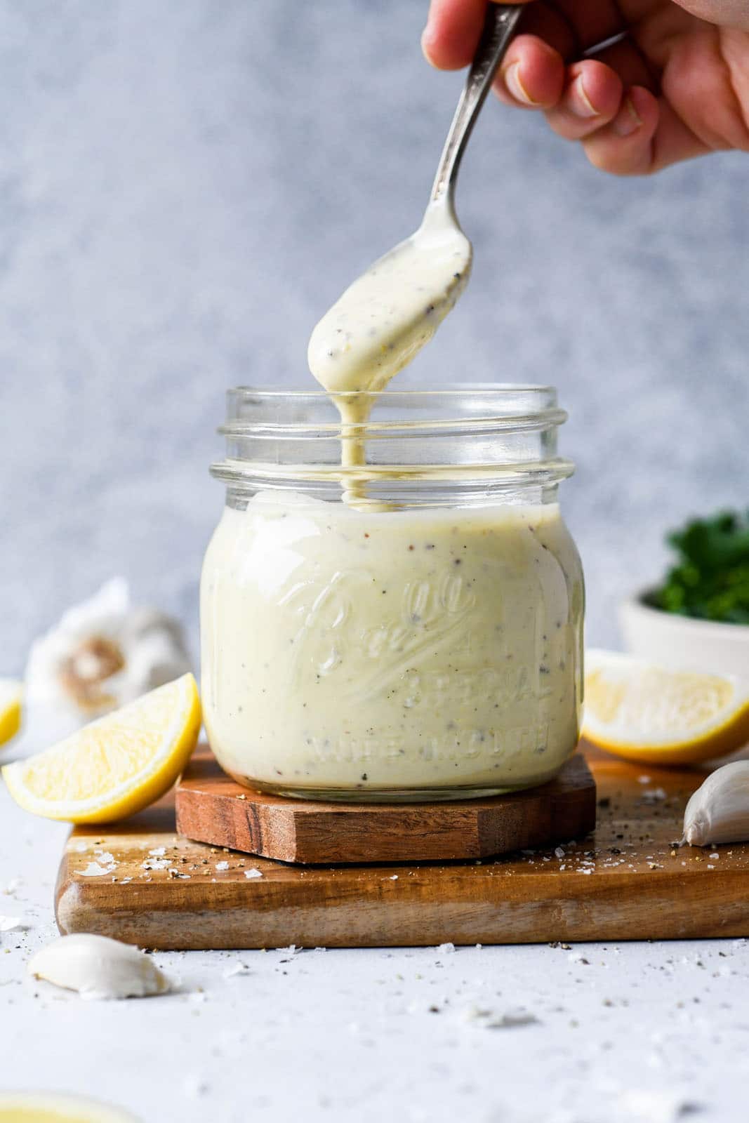 Dairy-Free Caesar Dressing - Perry's Plate