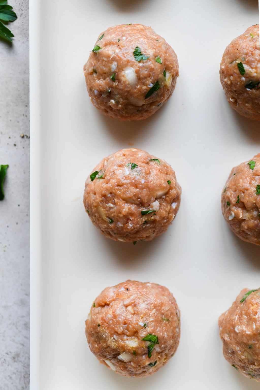 Baked Whole30 Garlic Herb Turkey Meatballs {whole30 + paleo + gluten ...